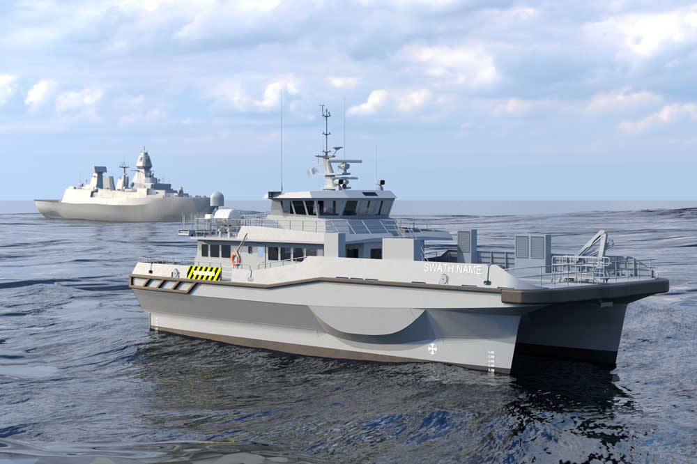 SWATH transfer device for the German Armed Forces