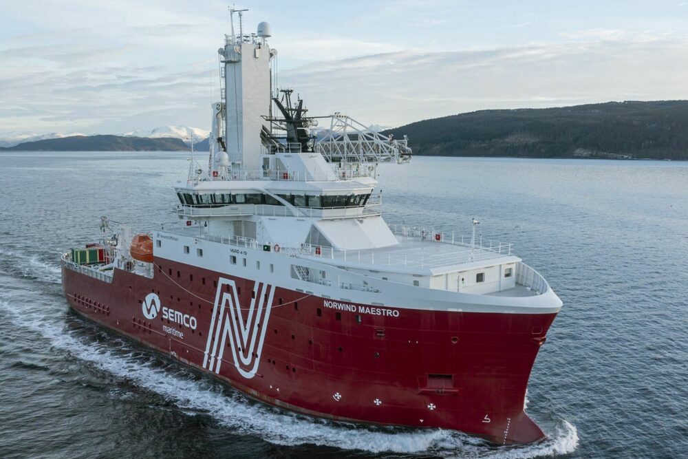 A new ship built by Vard for Norwind Offshore