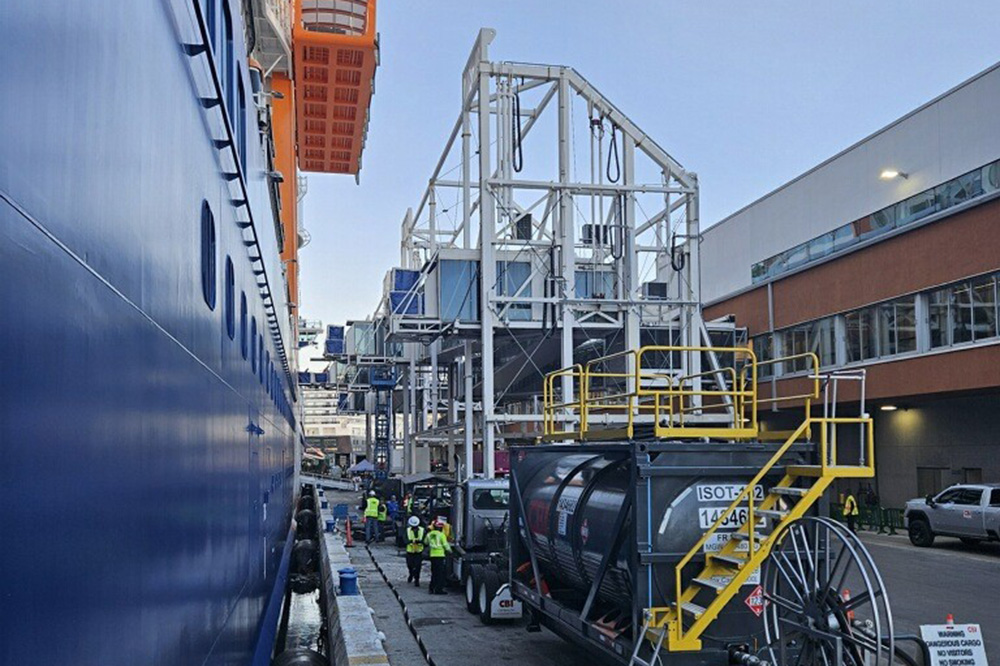 Methanol bunker fuel delivery in South Florida