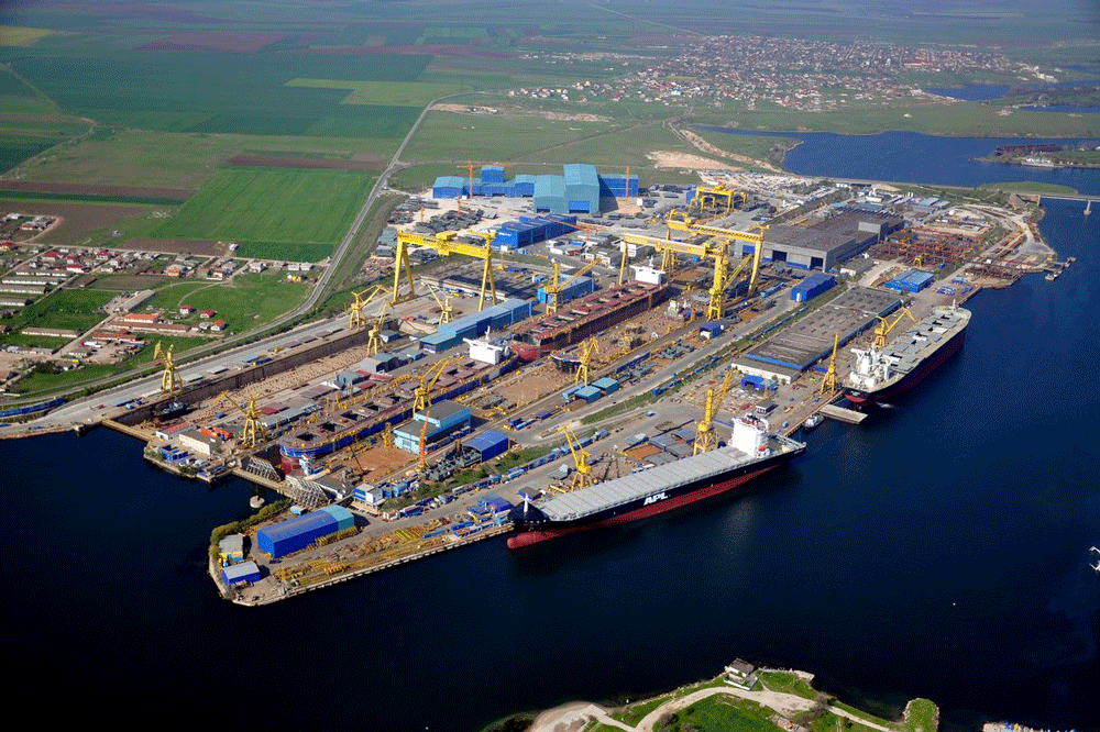 Mangalia shipyard site in Romania