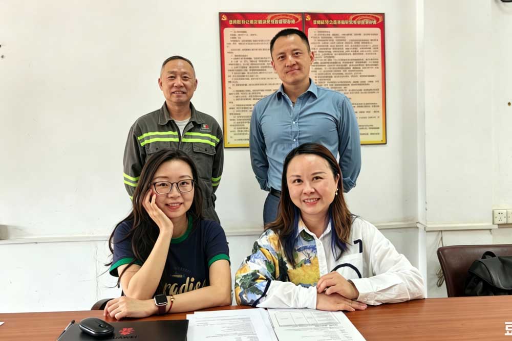 The contract signing