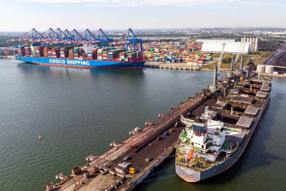 Cargo throughput has shown a positive trend over the first six months of the year. The port expects growth to continue over the coming months