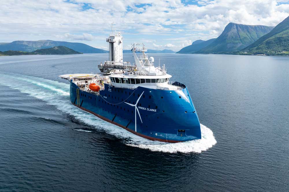 CSOV ‘Windea Clarke’ at sea
