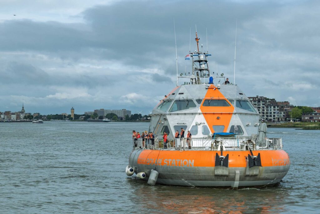 The research vessel ‘Tara Polar Station’ in Dordrecht