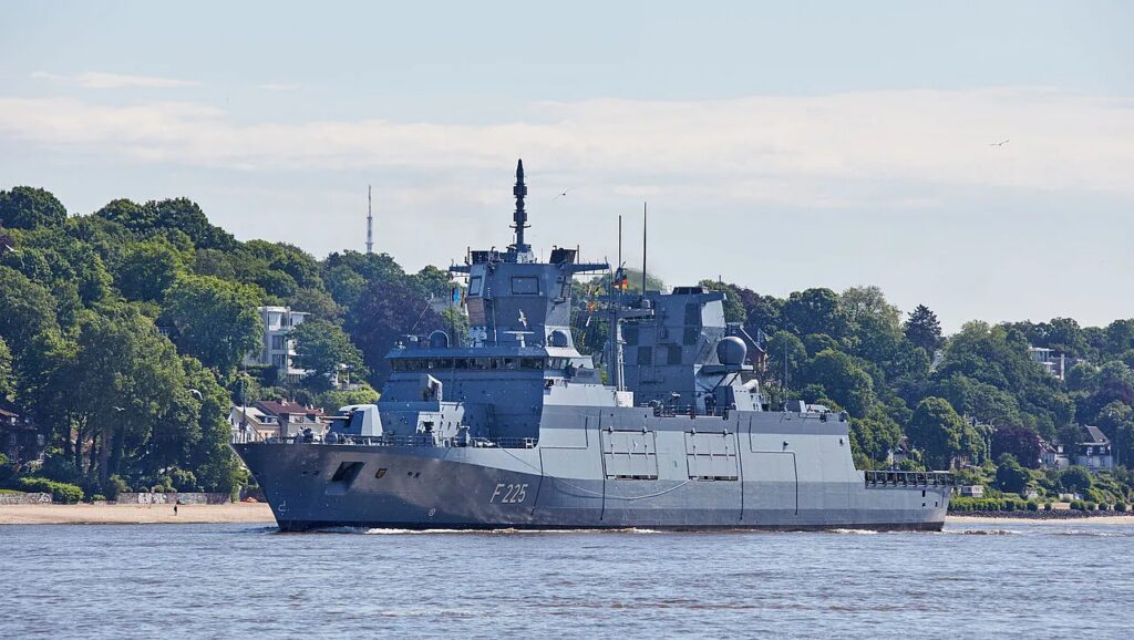 The “Rheinland-Pfalz” frigate (© TKMS)