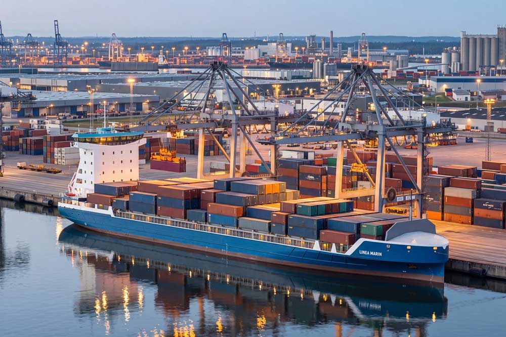 The CFe 1100 container ship from Damen Shipyards