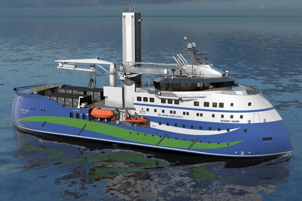 The ULSTEIN SX222-type SOV planned for NYK Line is to be fitted out for methanol and fully electric operation (© Ulstein)