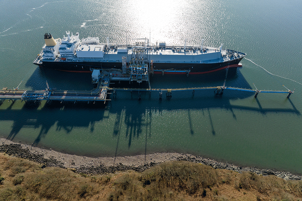 Shell Dragon LNG Terminal, Milford Haven, UK, November 2023