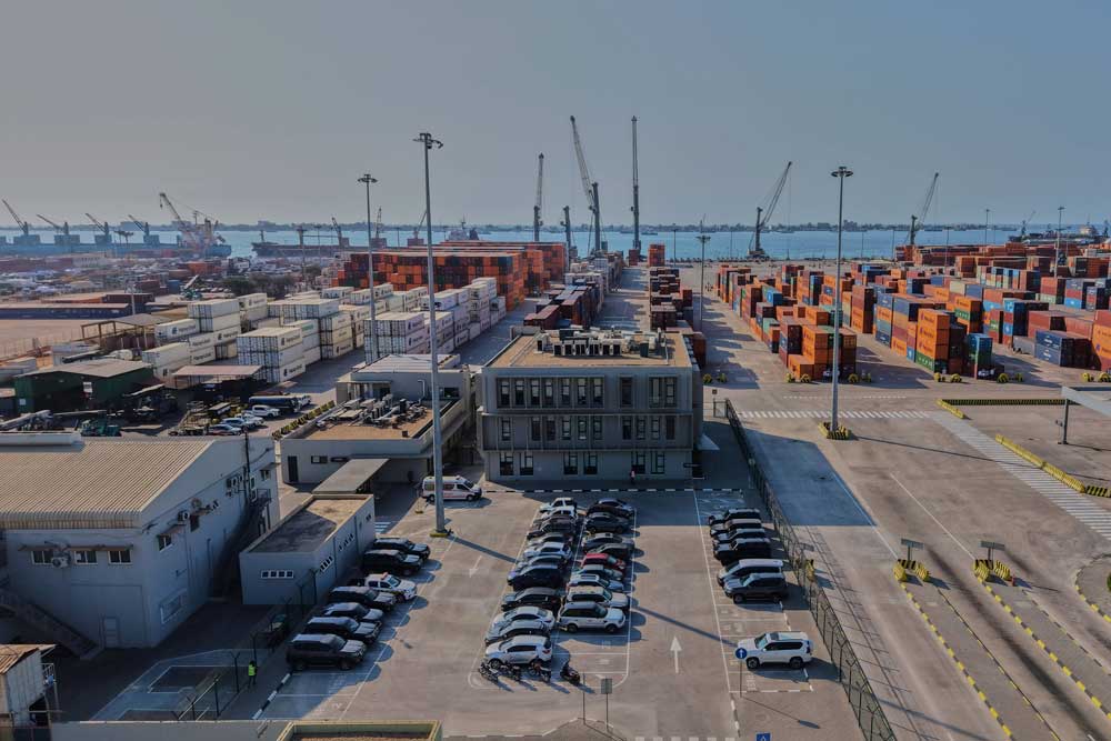 View of the multi-purpose terminal at the port of Luanda, Angola