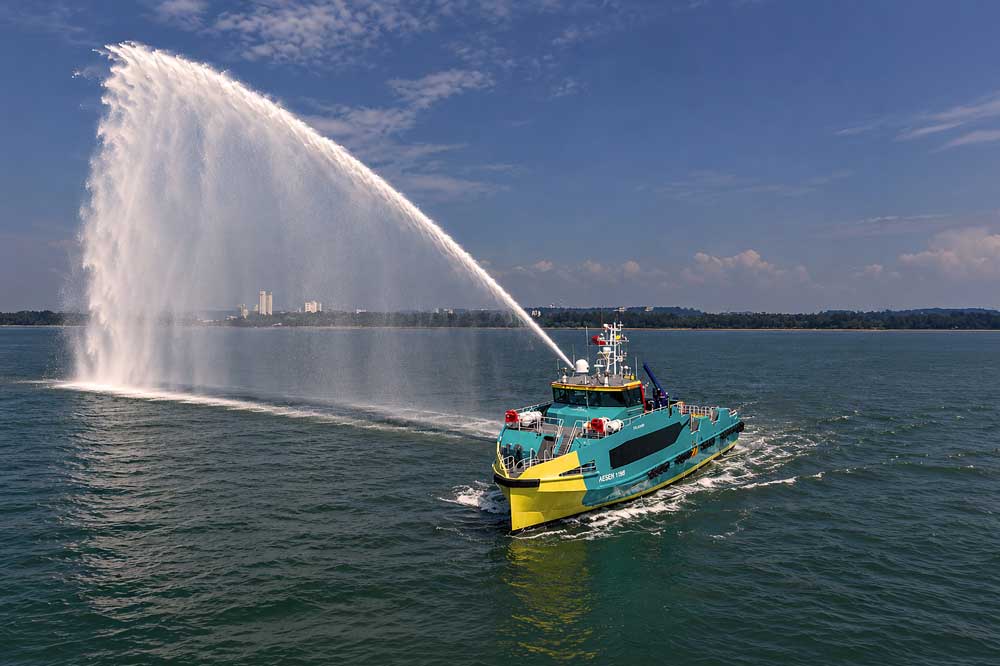 The battery system was intended for the CTV ‘Aesen 116H’ (© Lehmann Marine)