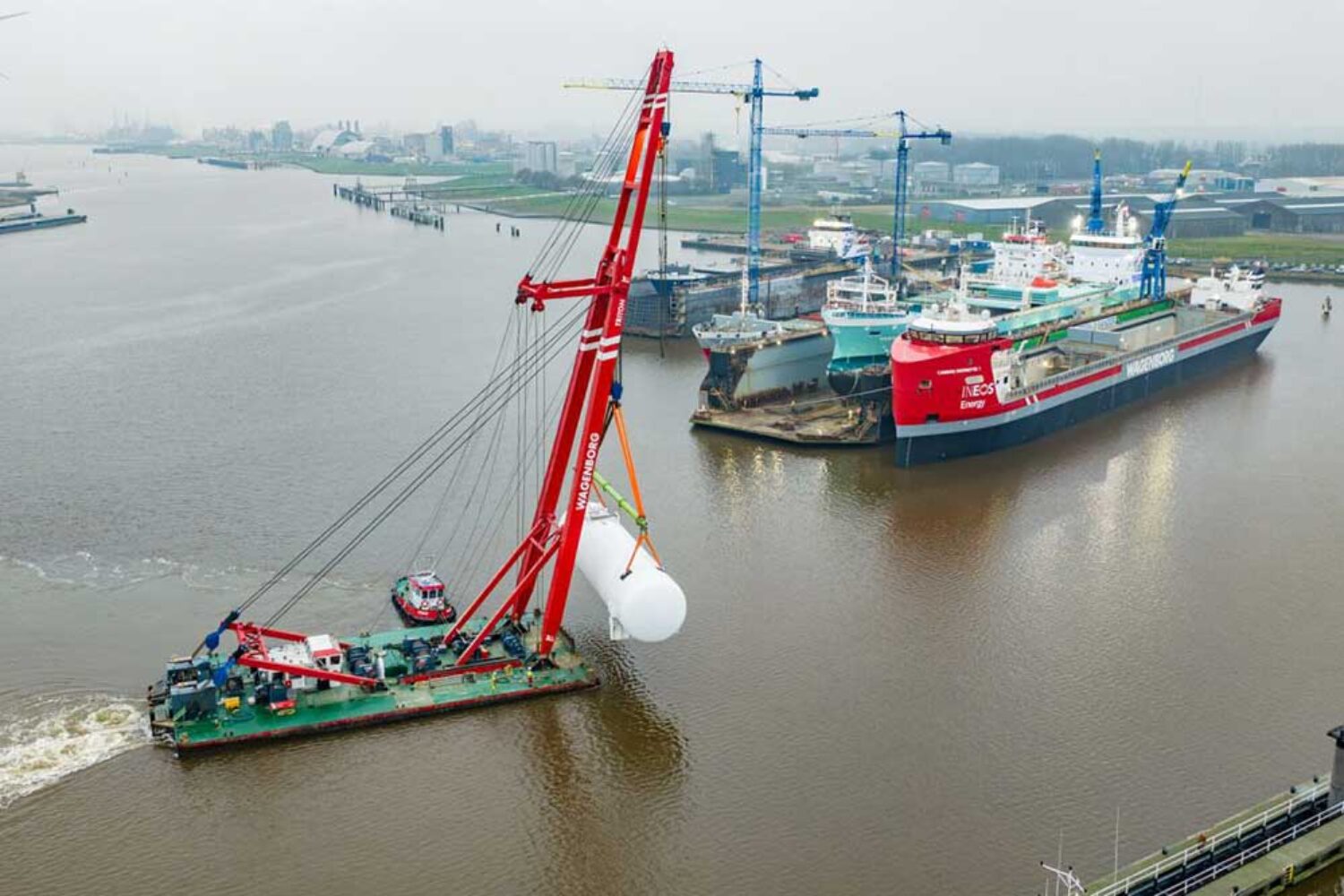 "Carbon Destroyer" will be the first CO2 carrier built in Europe. (© Wagenborg)