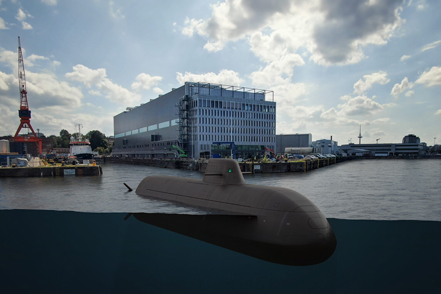 212CD Submarine Thyssenkrupp Marine Systems in Kiel TKMS
