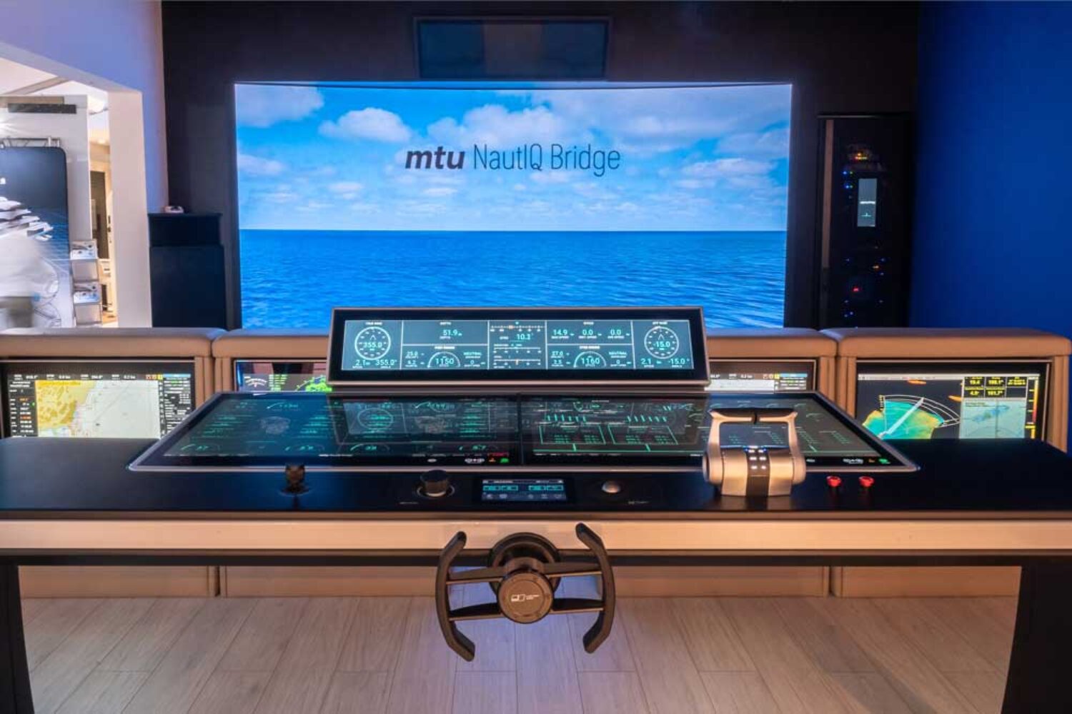 As well as engines, Overmarine will also be integrating Rolls-Royce yacht bridges
