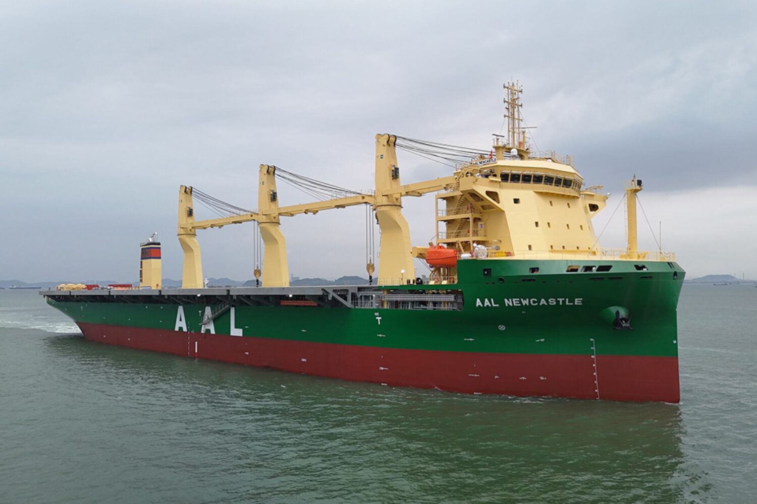 "AAL Newcastle" is the eighth ship in a series of MPP newbuilds for Schoeller subsidiary AAL Shipping (© AAL Shipping)