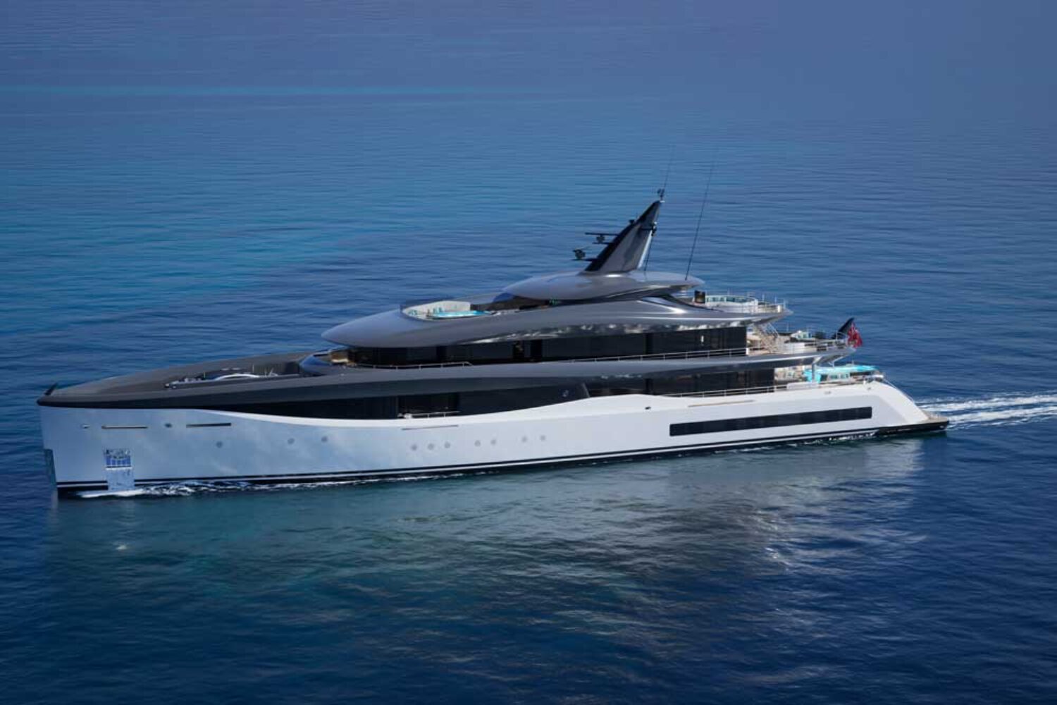 The "Aruby" is a 70 m long yacht concept (© Abeking & Rasmussen)