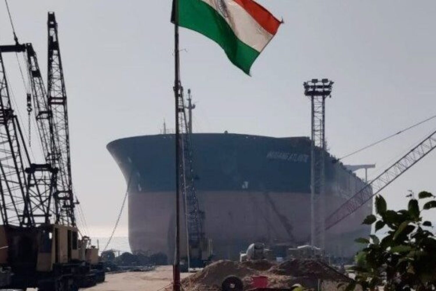 The Bansal shipbreaking yard in India (© Bansal)