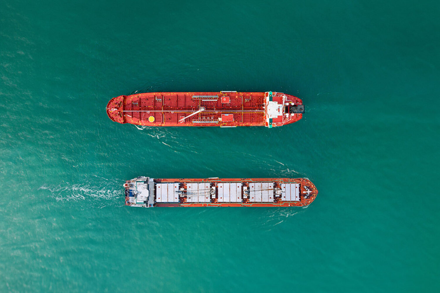 Bulker, Tanker, Aerial photo, DNV