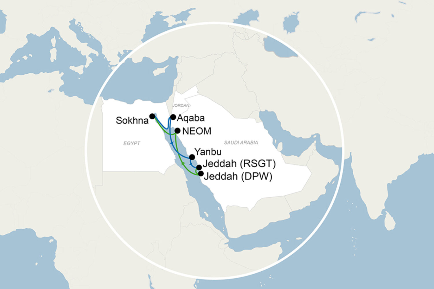 CMA CGM, Folk, Saudi Arabia, Red Sea