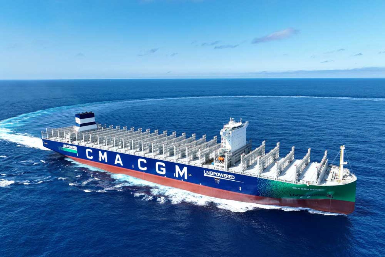 CMA CGM, Seine, LNG, container ship