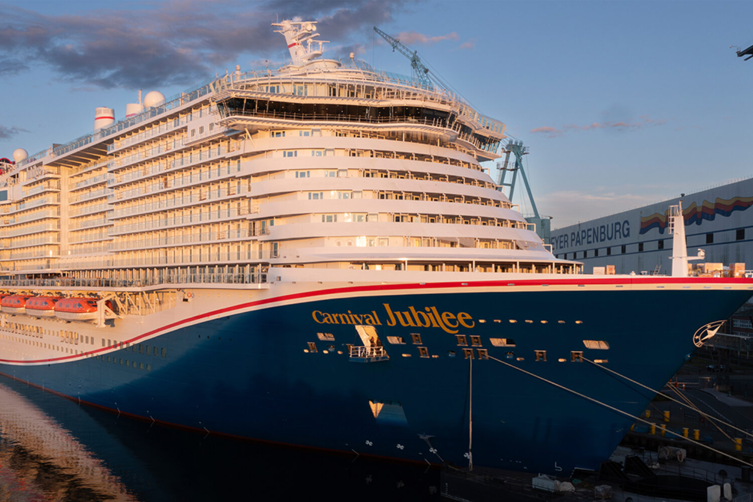 Cruise ship "Carnival Jubilee", Meyer Werft
