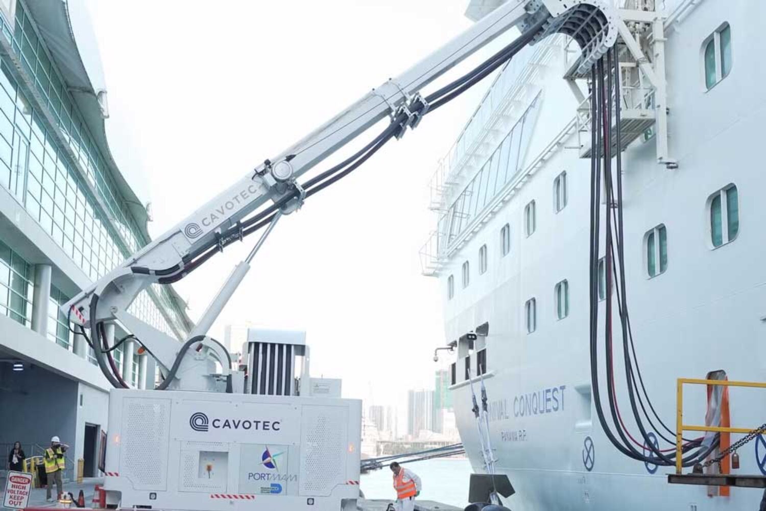 Shore power system from Cavotec