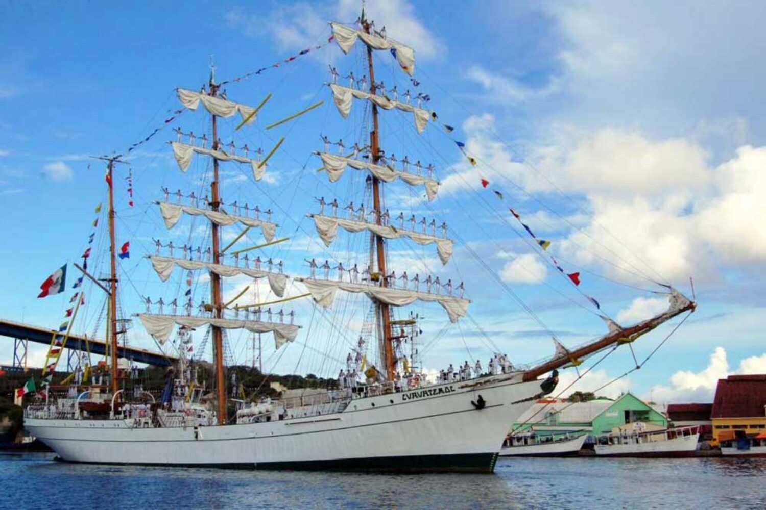 Cuauhtémoc, Mexico, three-master, sailing ship