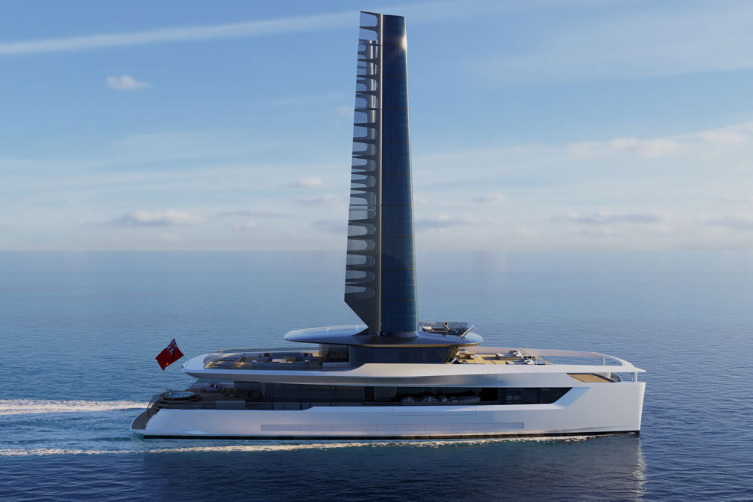 The "Dragonfly" is a >500 GT catamaran