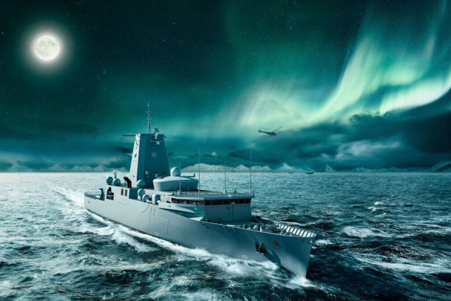 Fleet service boat, NVL, keel laying, Lürssen