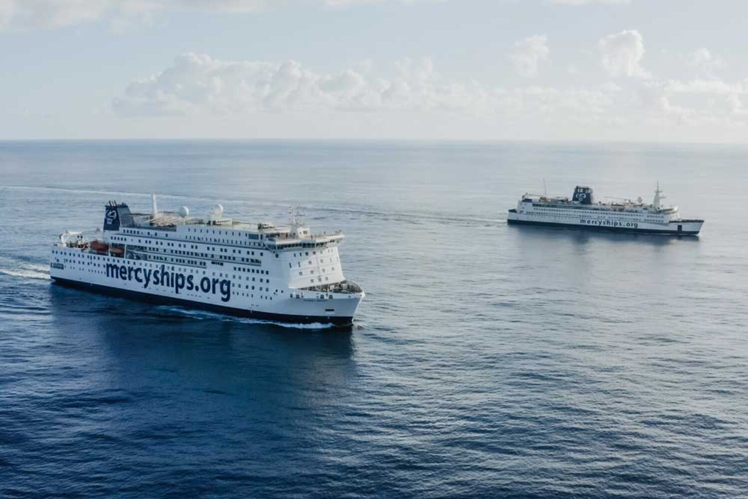Hospital ships "Global Mercy" and "Africa Mercy"