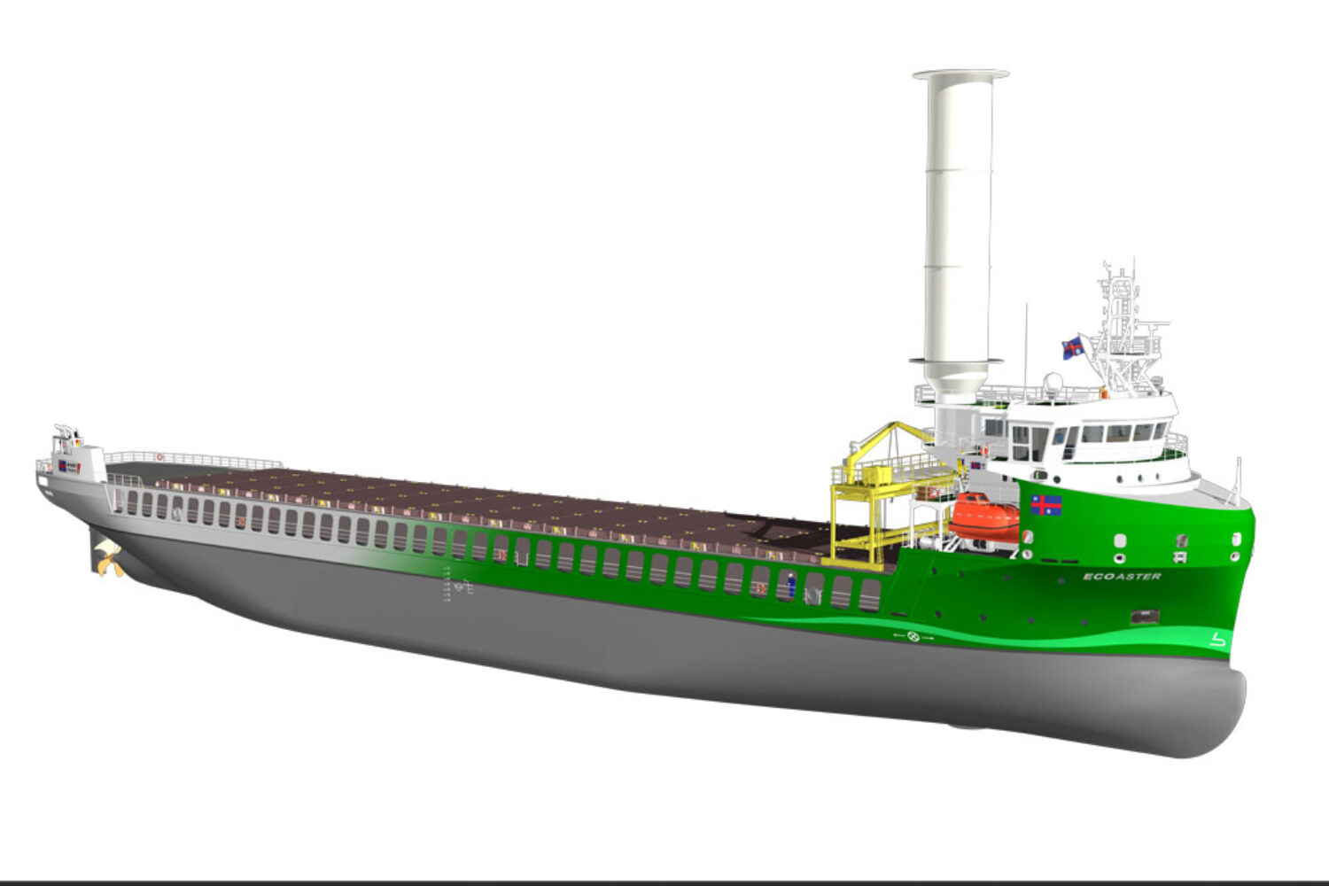 The innovative ECOaster project has received the AiP from DNV