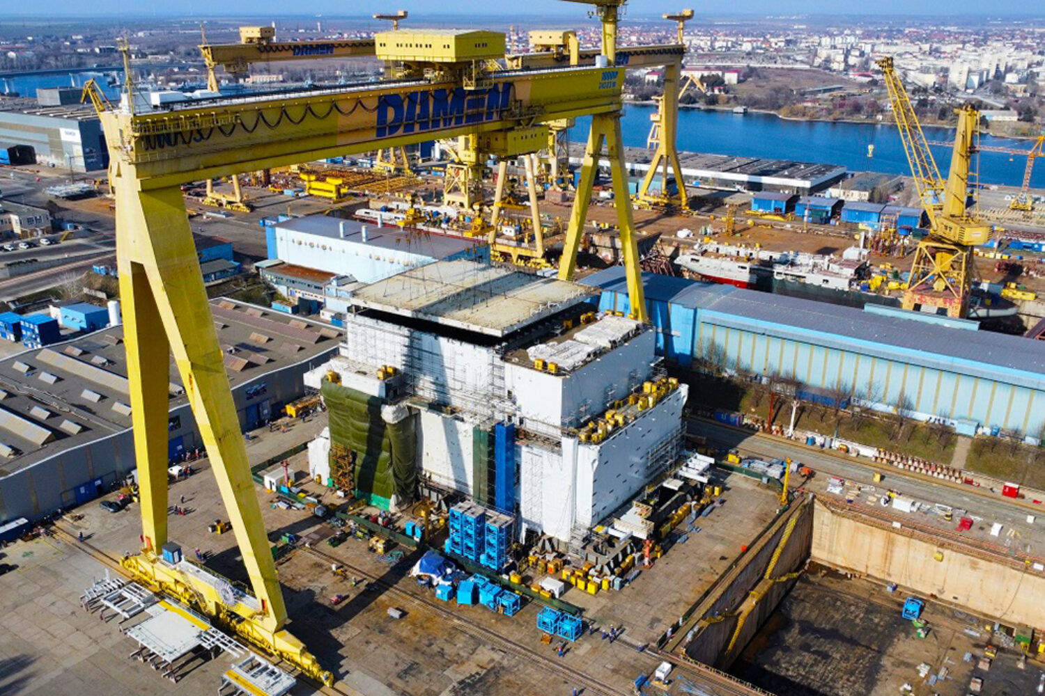 HVDC topside at Damen Shipyards Mangalia
