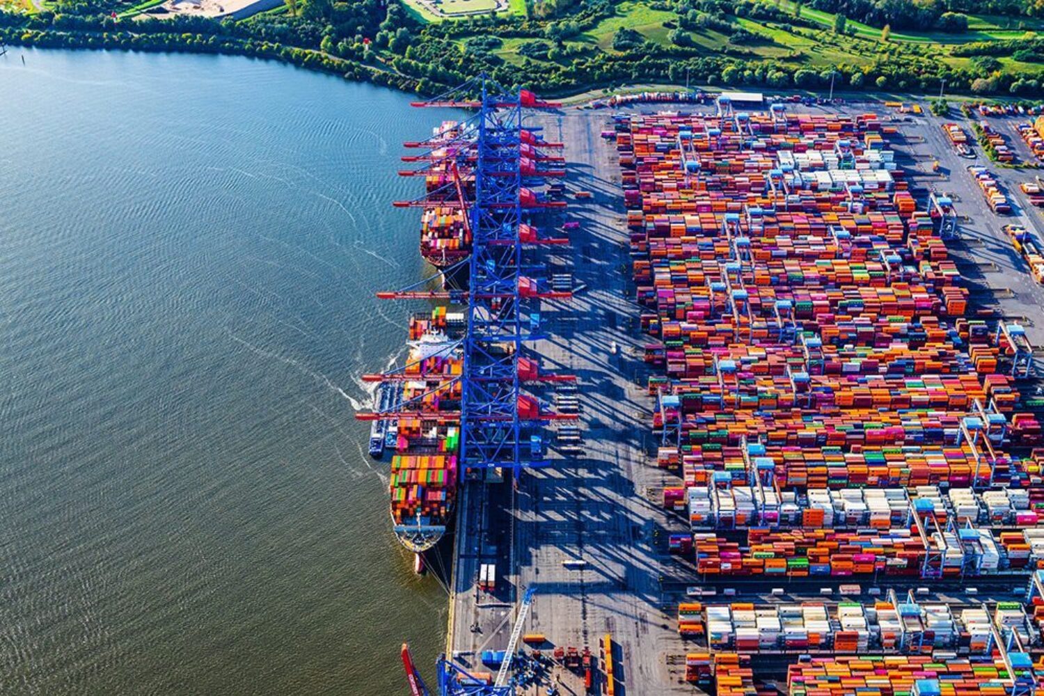 HHLA, Hamburg, container terminal, Altenwerder, CTA, seaport, seaports