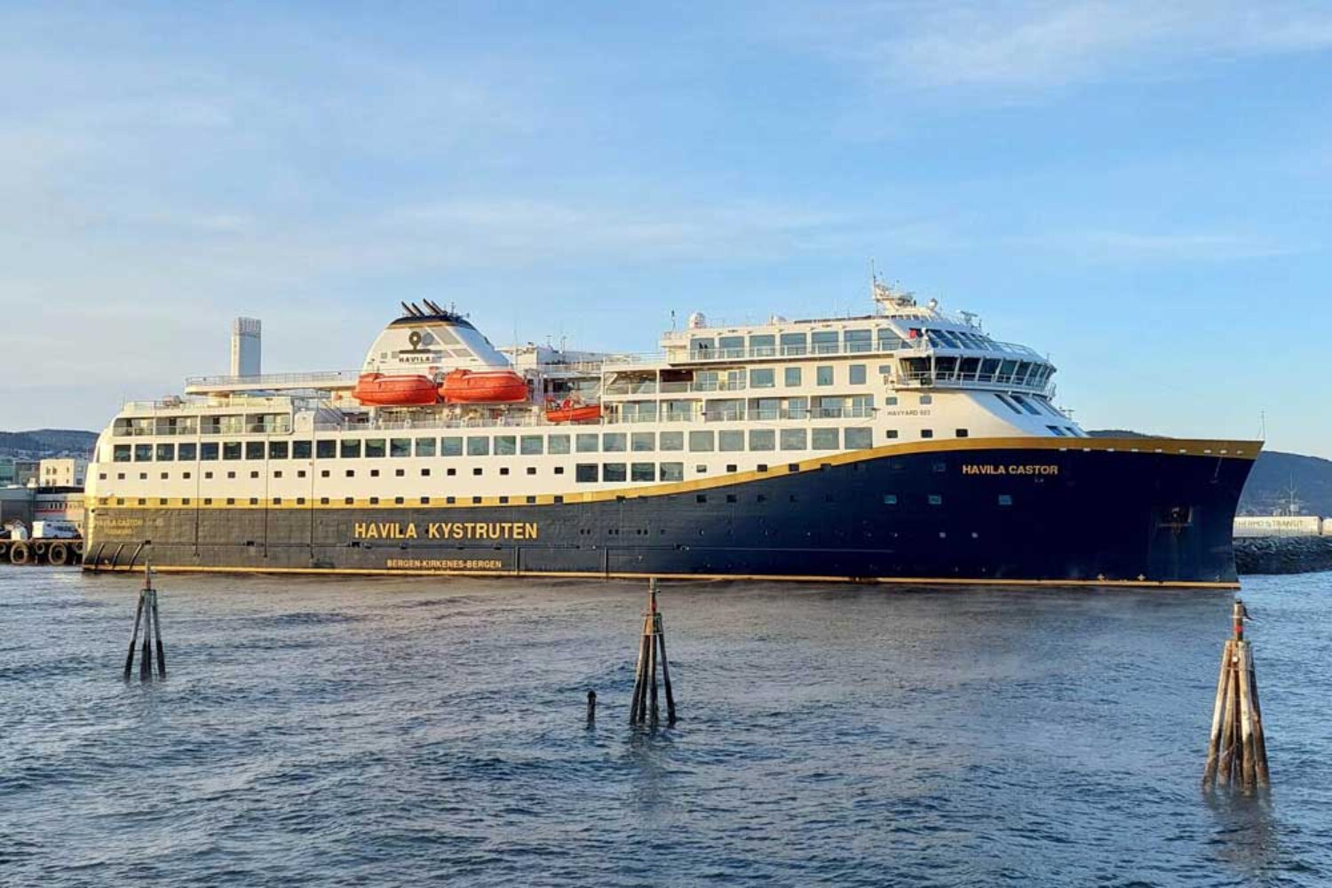 "Havila Castor" in Trondheim