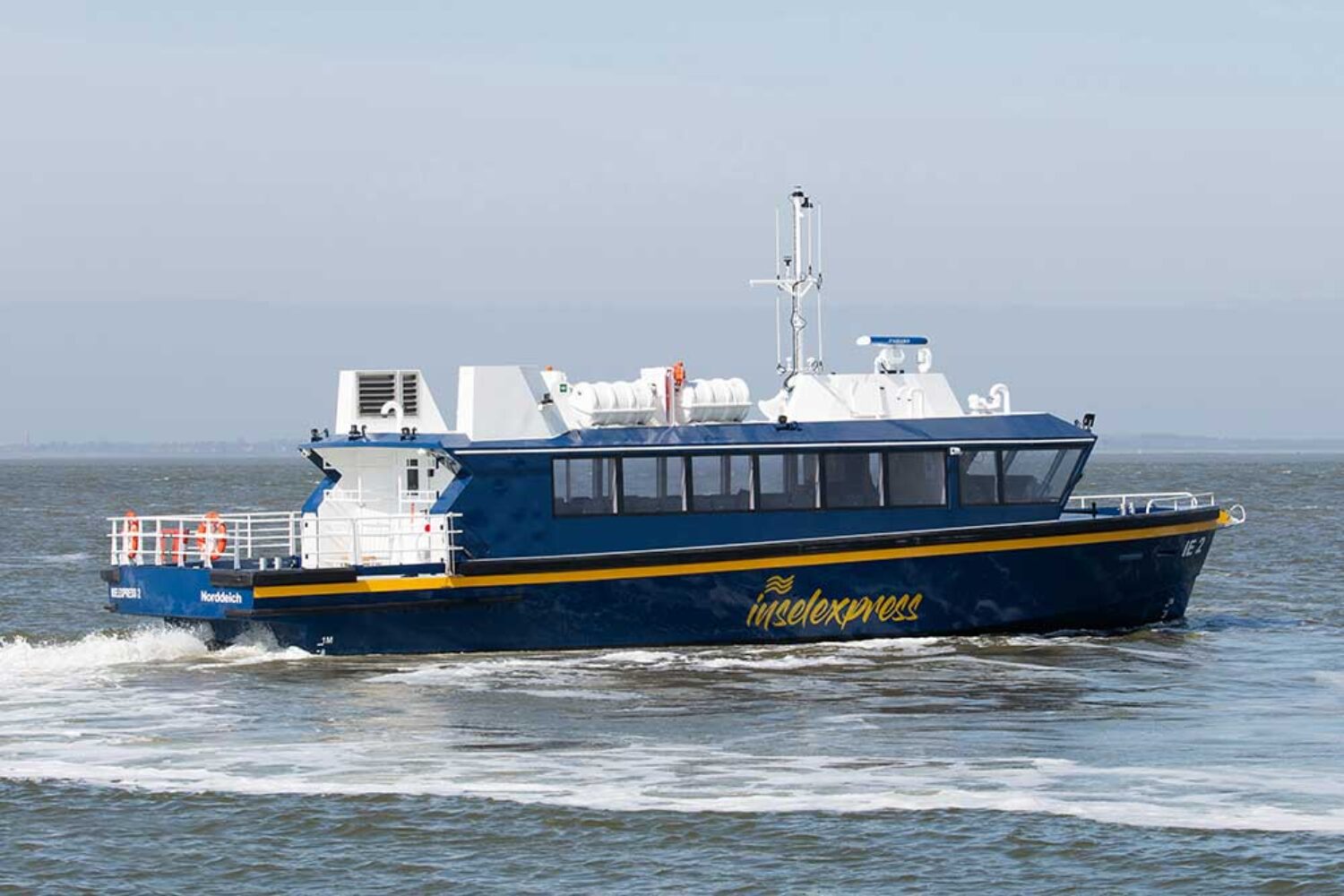 Norden-Frisia: From June 1, 2025, the "Inselexpress 2" will run daily between Norddeich and Juist