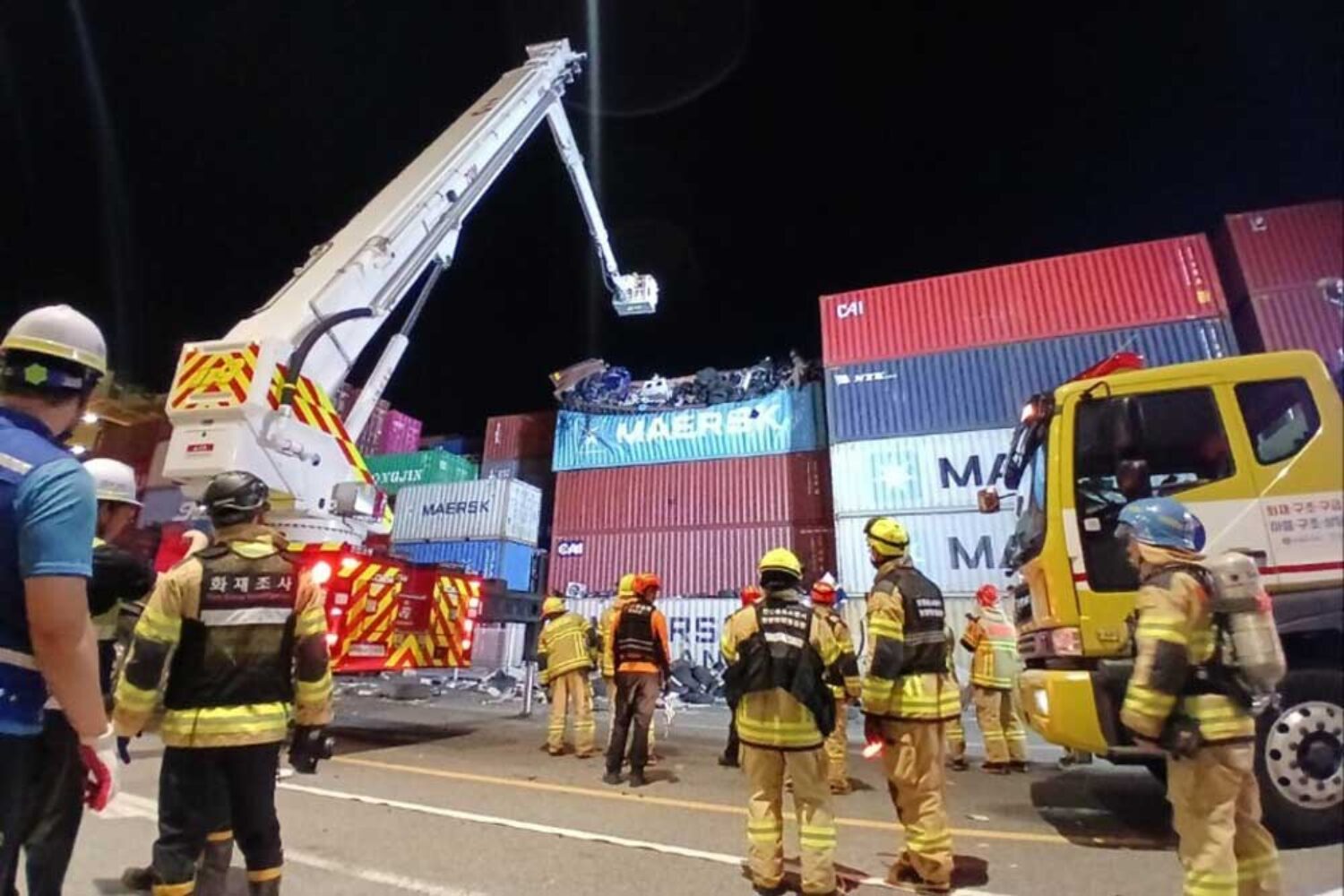 On August 28, 2025, a container belonging to the shipping company Maersk exploded in the port of Incheon in South Korea