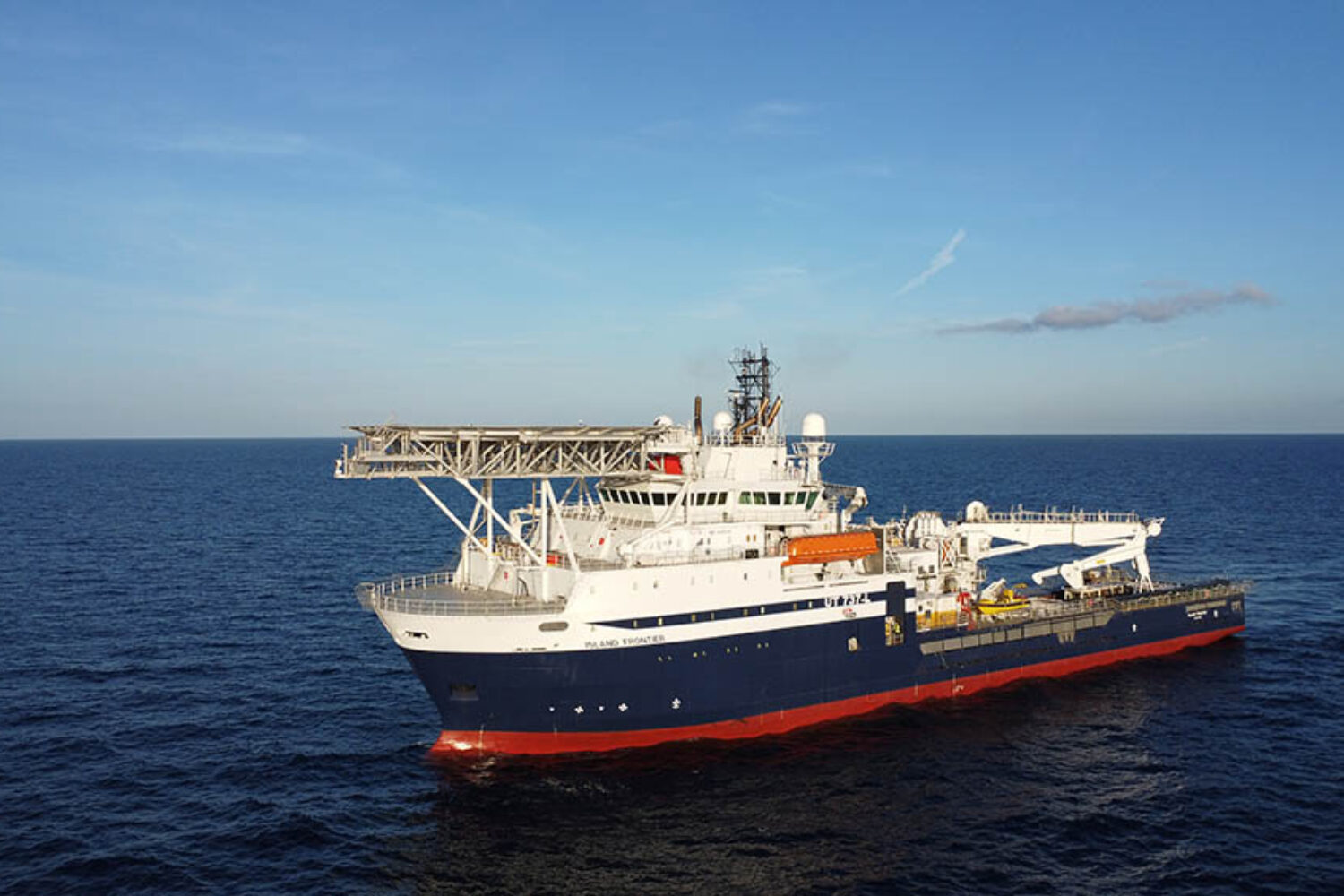 The Island Frontier's comprehensive midlife upgrade has prepared it for another 20 years of demanding offshore operations (Photo: Island Offshore)