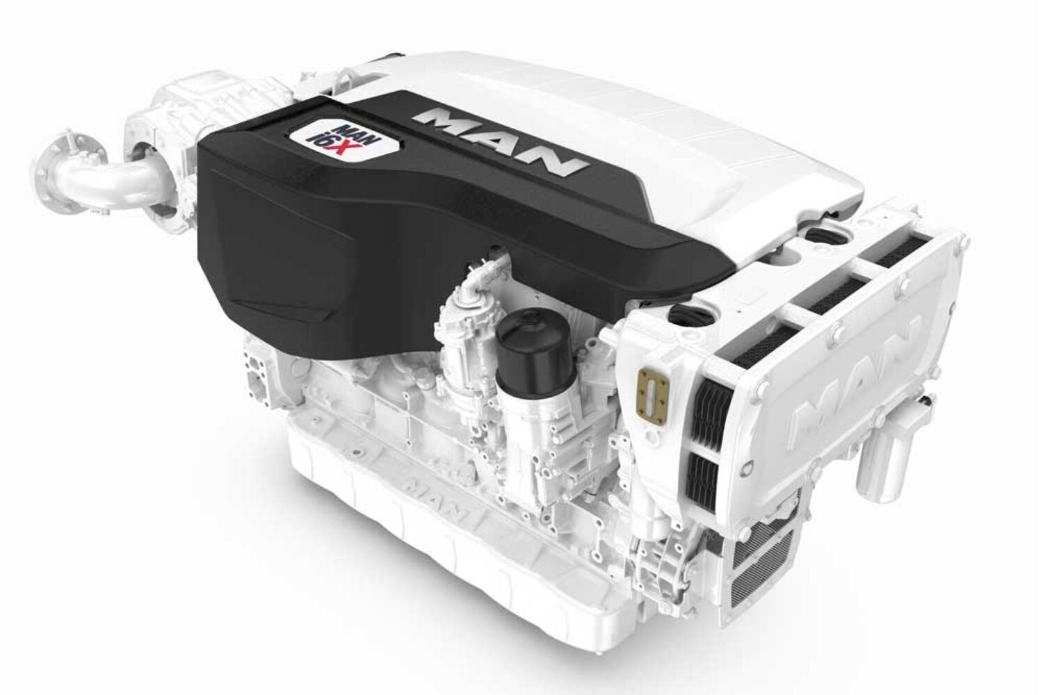 The MAN i6X has an output of 735 kW