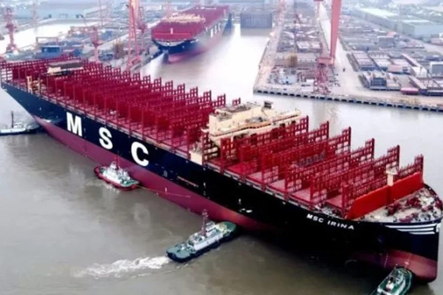 MSC Irina, new buildings