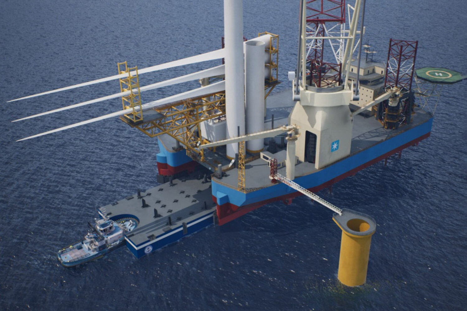 Edison, Maersk, Feeder, Offshore, Barge