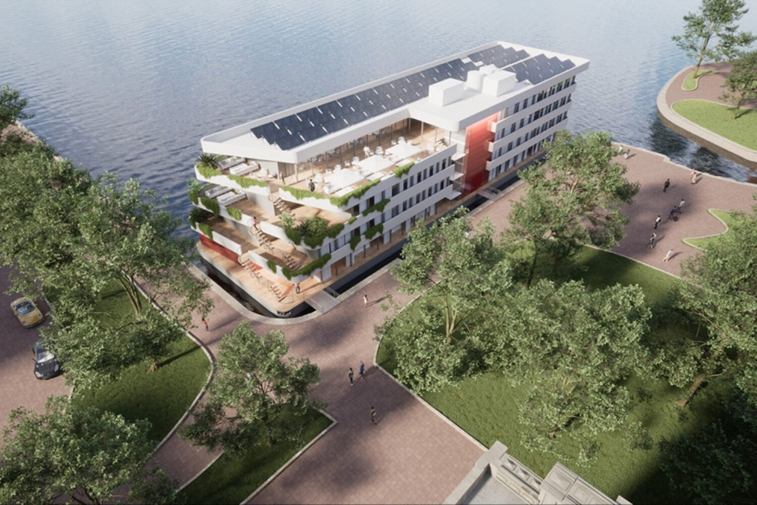 Cardiff, Meyer Floating, Hotel, floating, Morfield