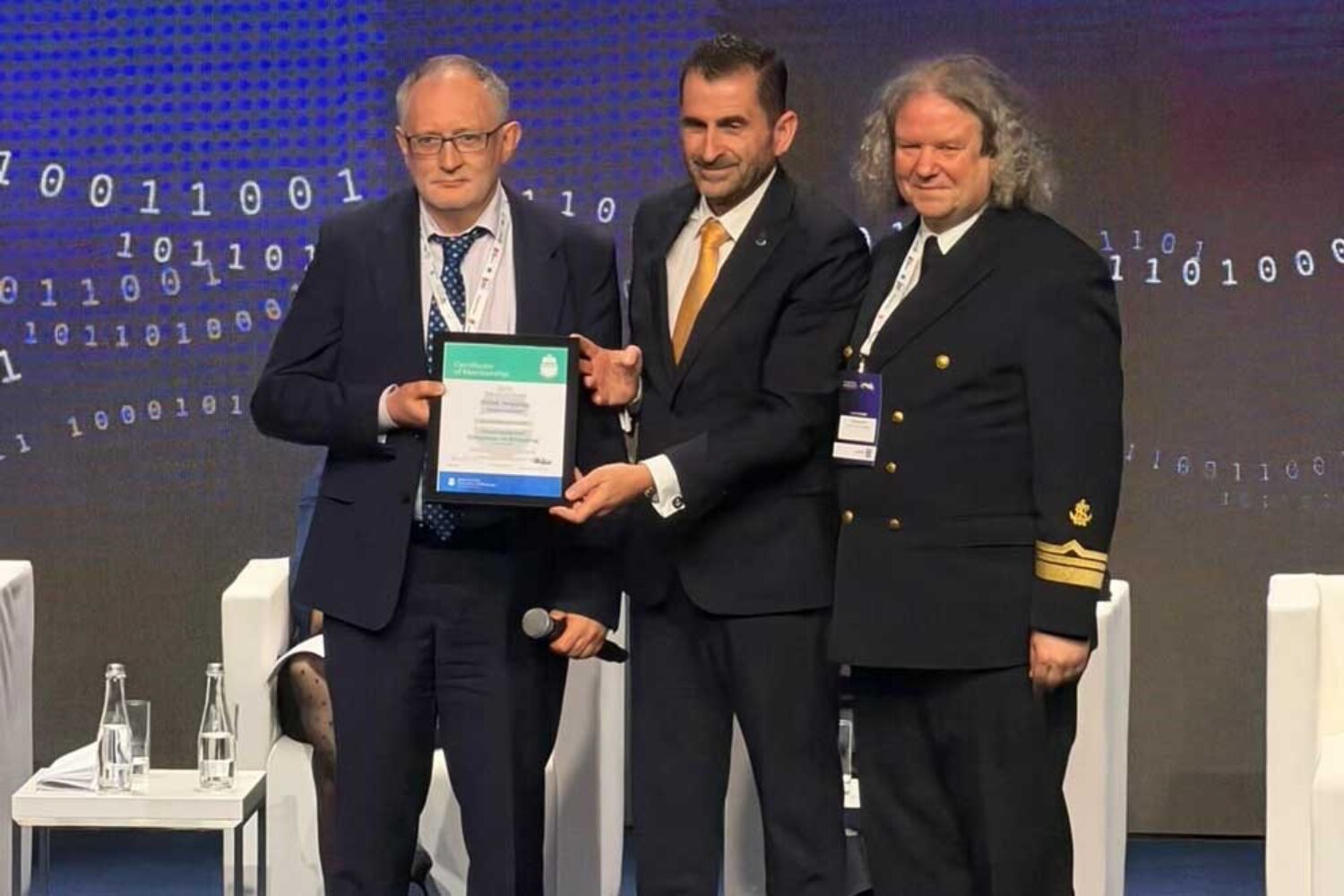 Representatives of the ICS and the PSA at the 12th International Maritime Congress in Szczecin