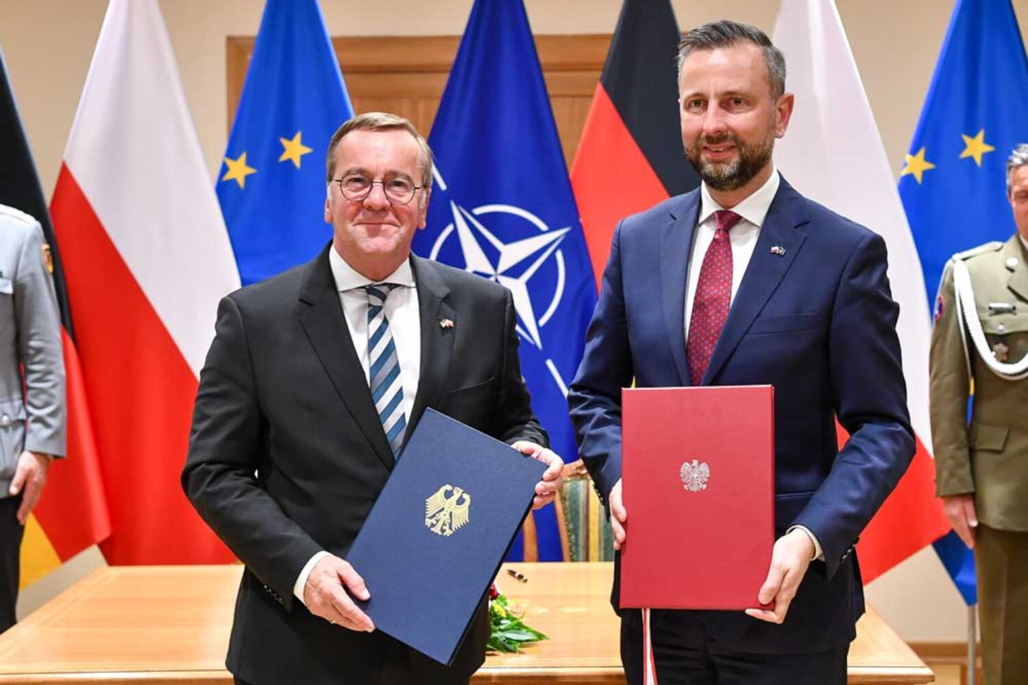 The two defence ministers, Boris Pistorius and Władysław Kosiniak-Kamysz © MON