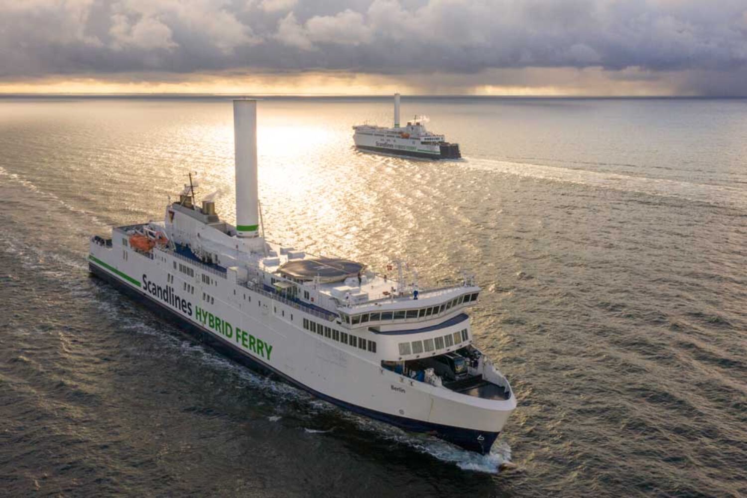 Scandlines, Berlin, Copenhagen, Ferries, Flettner, Rotor