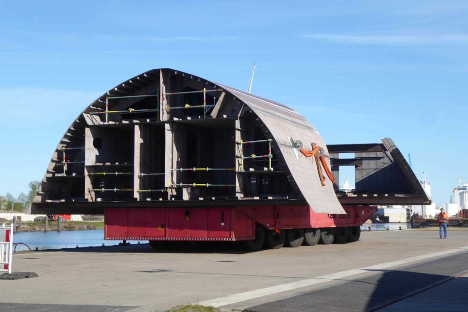 Meko A200 section at Stahlbau-Nord in Bremerhaven