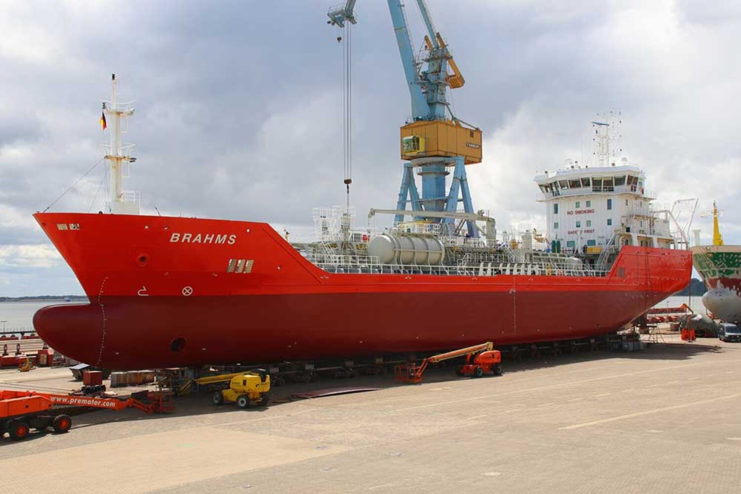 Brahms, Tanker, Strela, Stralsund