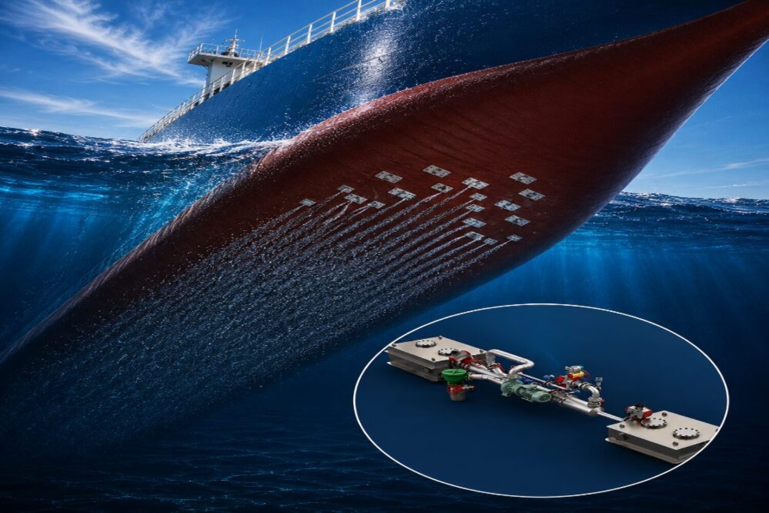 Vessel with pod inlay.Armada Technologies[8]