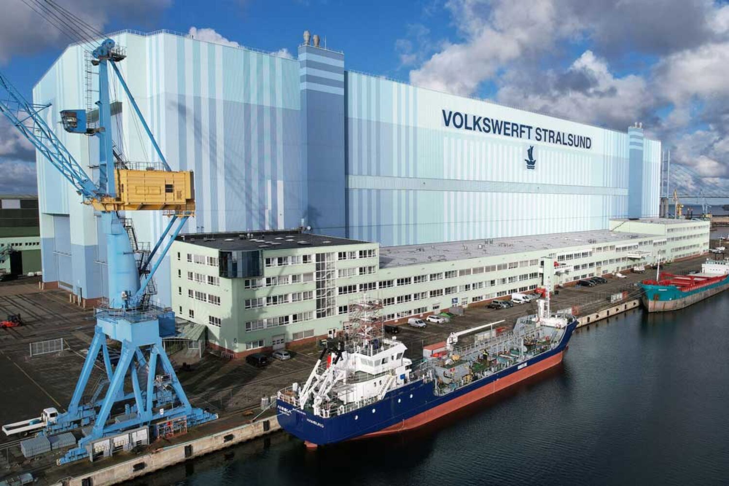 Fassmer / Assembly hall 290 at Volkswerft Stralsund