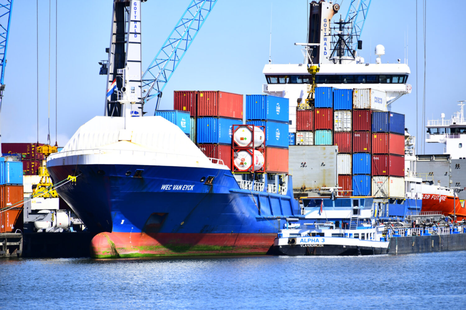 Wes vaon Eyck, container ship, WES Lines, Hamburg