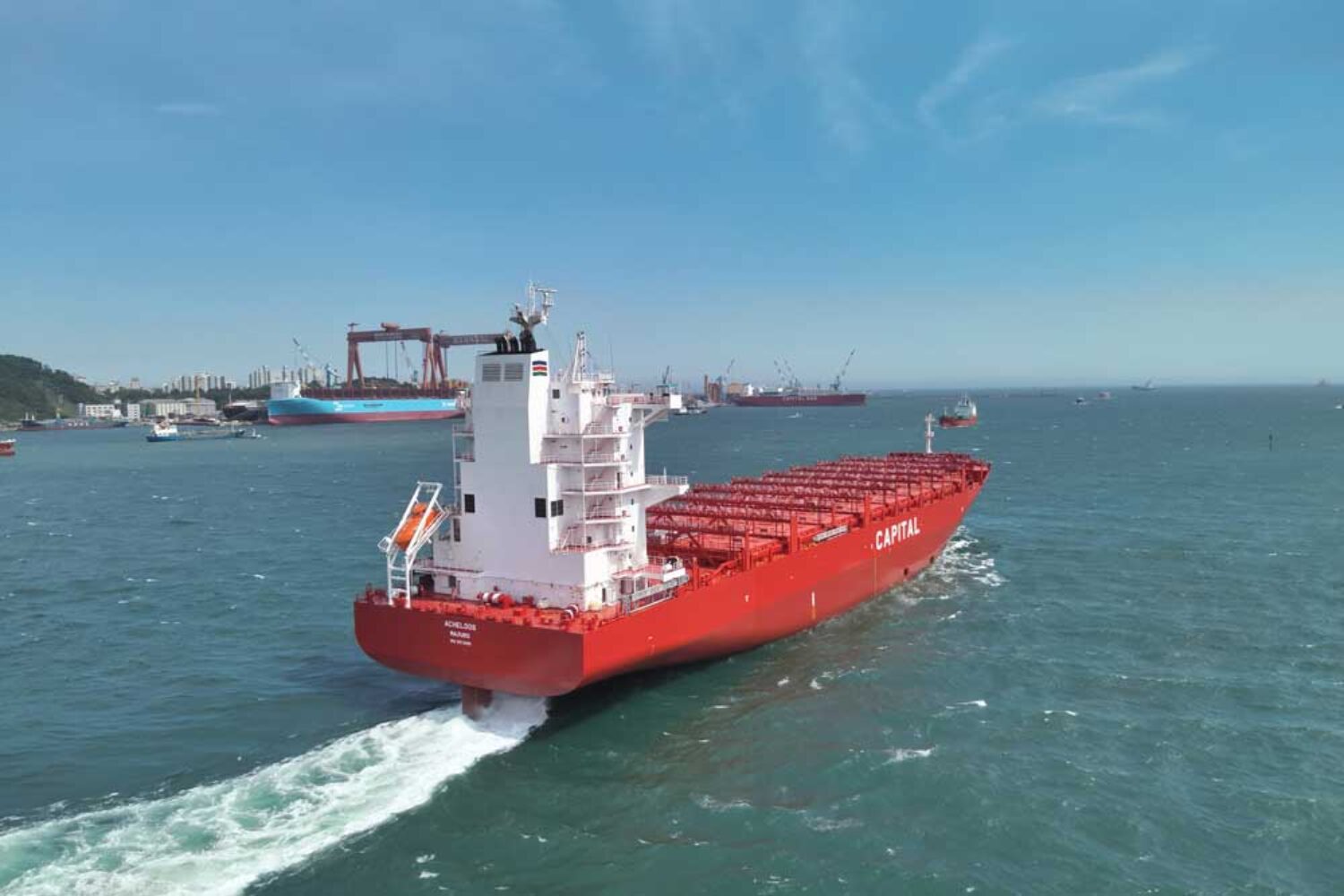 Acheloos, container ship, Capital