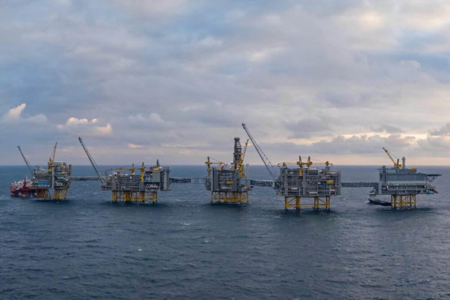 An oil field in Norway